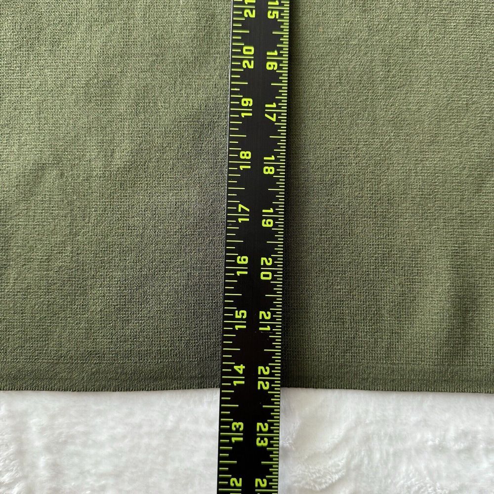 Drapers & Damons Sleeveless Top Women Large Olive Green Scoop Neck‎ Shirt - Picture 5 of 13